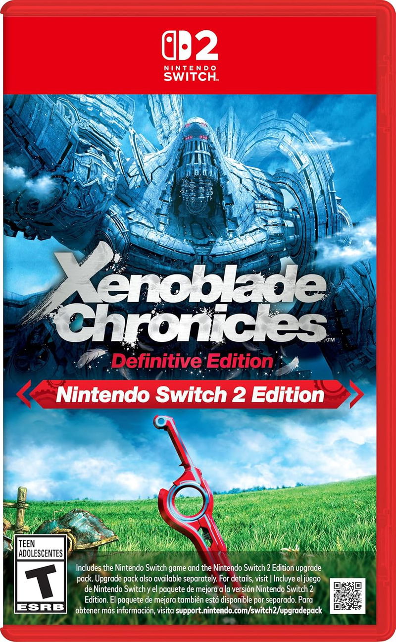 Xenoblade Chronicles: Definitive Edition Nintendo Switch 2 Edition <span class="ext" style="background-color: #00e206; color: #FFFFFF;">Game Cart</span> image 1