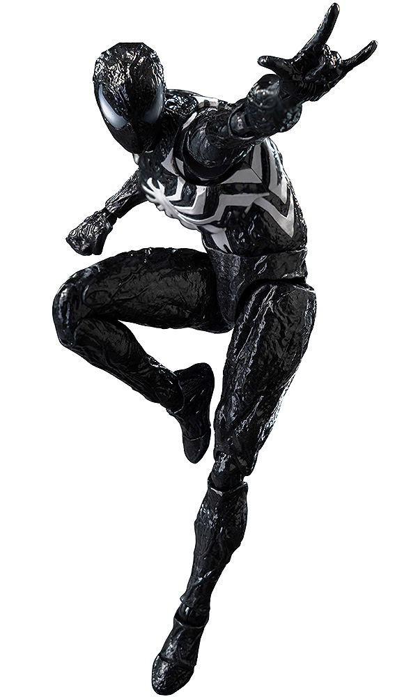 Marvel's Spider-Man 2 1/12 Scale Pre-Painted Action Figure: DLX Spider-Man Symbiote Suit (Peter Parker) Standard Edition image 1