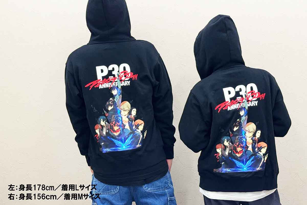 Persona 30th Anniversary Key Visual Original Hoodie (Size L)