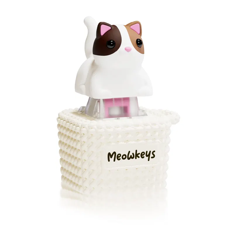 Duckeys Meowkey Fidget Toy (Mocha) image 1