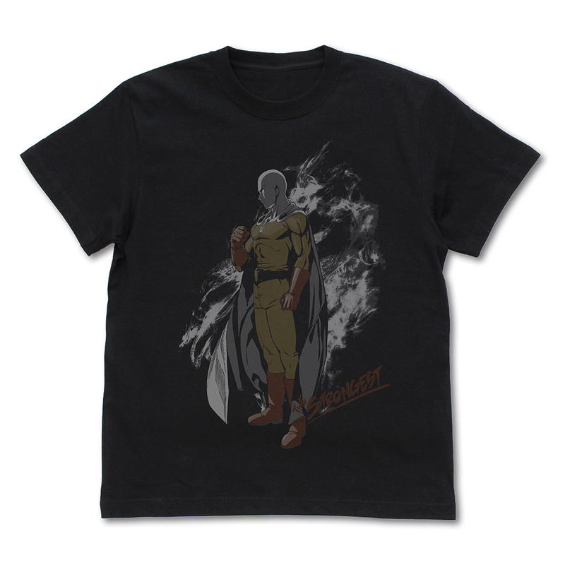 One-Punch Man - Saitama Visual T-shirt (Black | Size XL) image 1