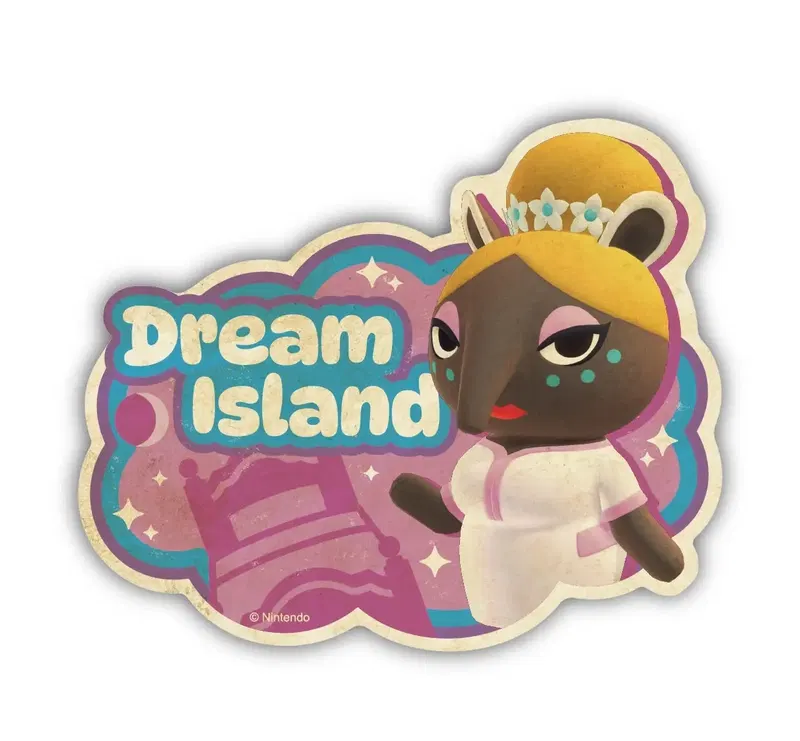 Animal Crossing: New Horizons Travel Sticker 7 Dream Island image 1