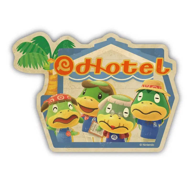 Animal Crossing: New Horizons Travel Sticker 9 Resort Hotel image 1
