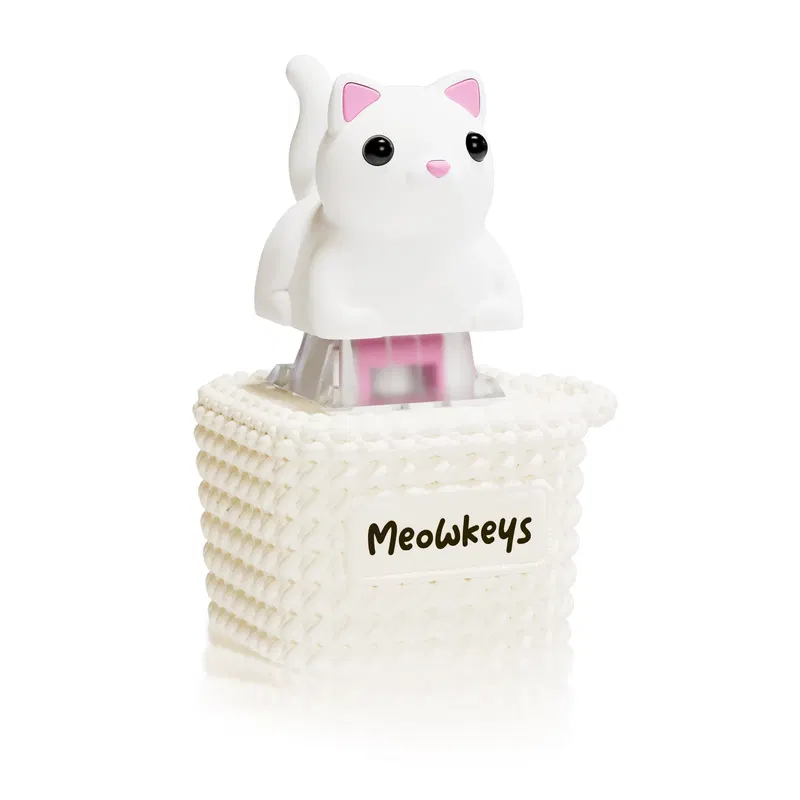 Duckeys Meowkey Fidget Toy (White) image 1