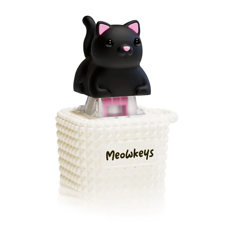 Duckeys Meowkey Fidget Toy (Black) image 1