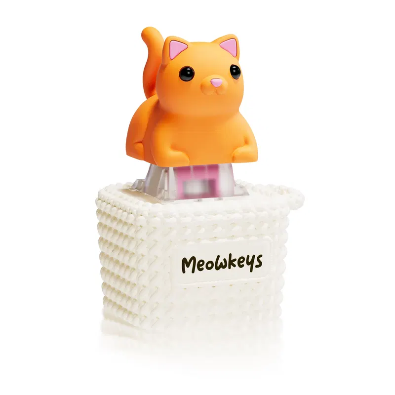 Duckeys Meowkey Fidget Toy (Orange) image 1