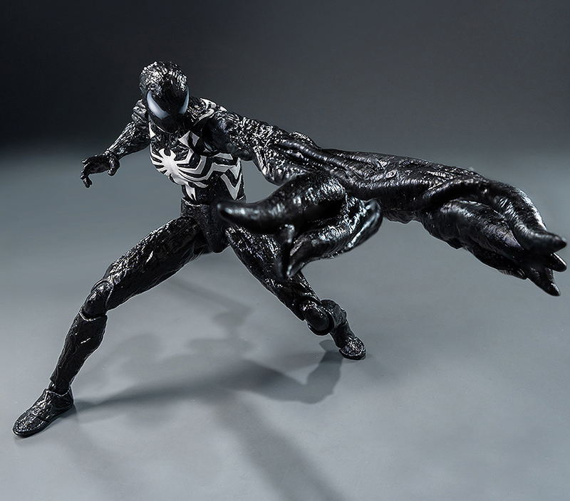 Marvel's Spider-Man 2 1/12 Scale Pre-Painted Action Figure: DLX Spider-Man Symbiote Suit (Peter Parker) Standard Edition image 10