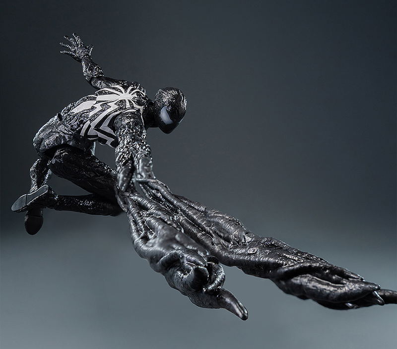 Marvel's Spider-Man 2 1/12 Scale Pre-Painted Action Figure: DLX Spider-Man Symbiote Suit (Peter Parker) Standard Edition image 11