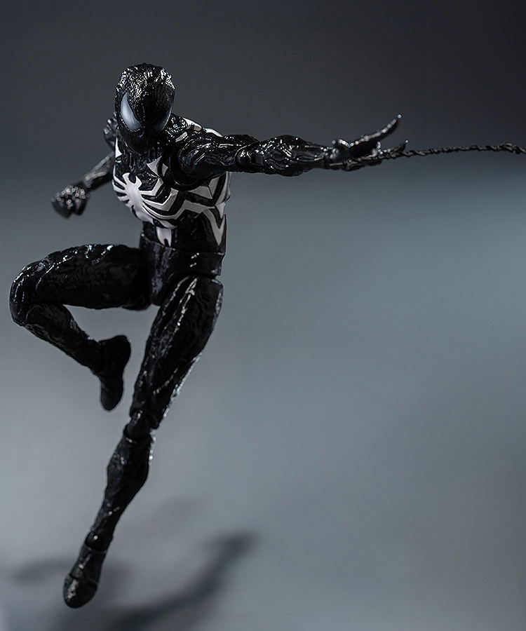 Marvel's Spider-Man 2 1/12 Scale Pre-Painted Action Figure: DLX Spider-Man Symbiote Suit (Peter Parker) Standard Edition image 14