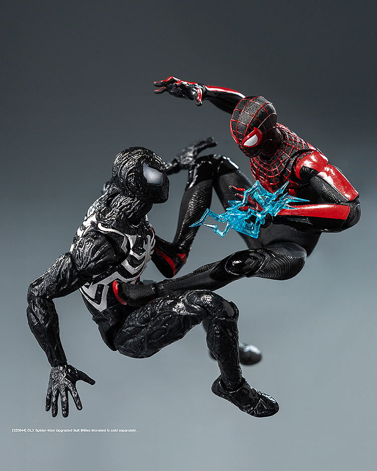 Marvel's Spider-Man 2 1/12 Scale Pre-Painted Action Figure: DLX Spider-Man Symbiote Suit (Peter Parker) Standard Edition image 16