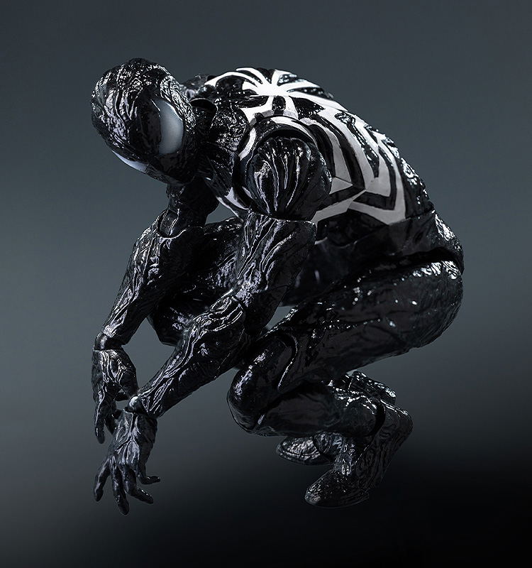 Marvel's Spider-Man 2 1/12 Scale Pre-Painted Action Figure: DLX Spider-Man Symbiote Suit (Peter Parker) Standard Edition image 6