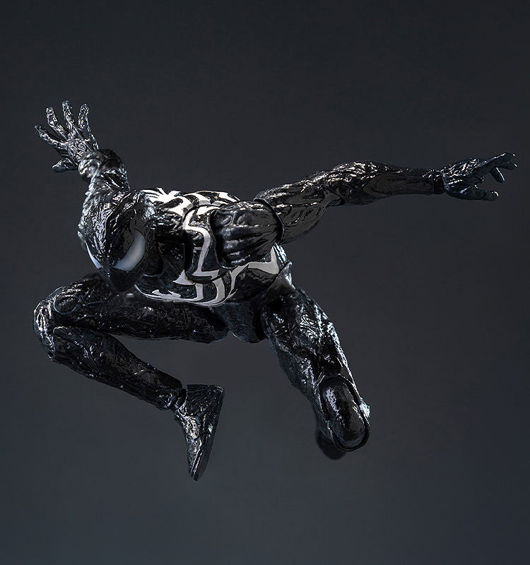 Marvel's Spider-Man 2 1/12 Scale Pre-Painted Action Figure: DLX Spider-Man Symbiote Suit (Peter Parker) Standard Edition image 8