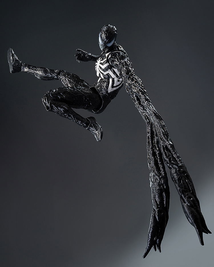 Marvel's Spider-Man 2 1/12 Scale Pre-Painted Action Figure: DLX Spider-Man Symbiote Suit (Peter Parker) Standard Edition image 9
