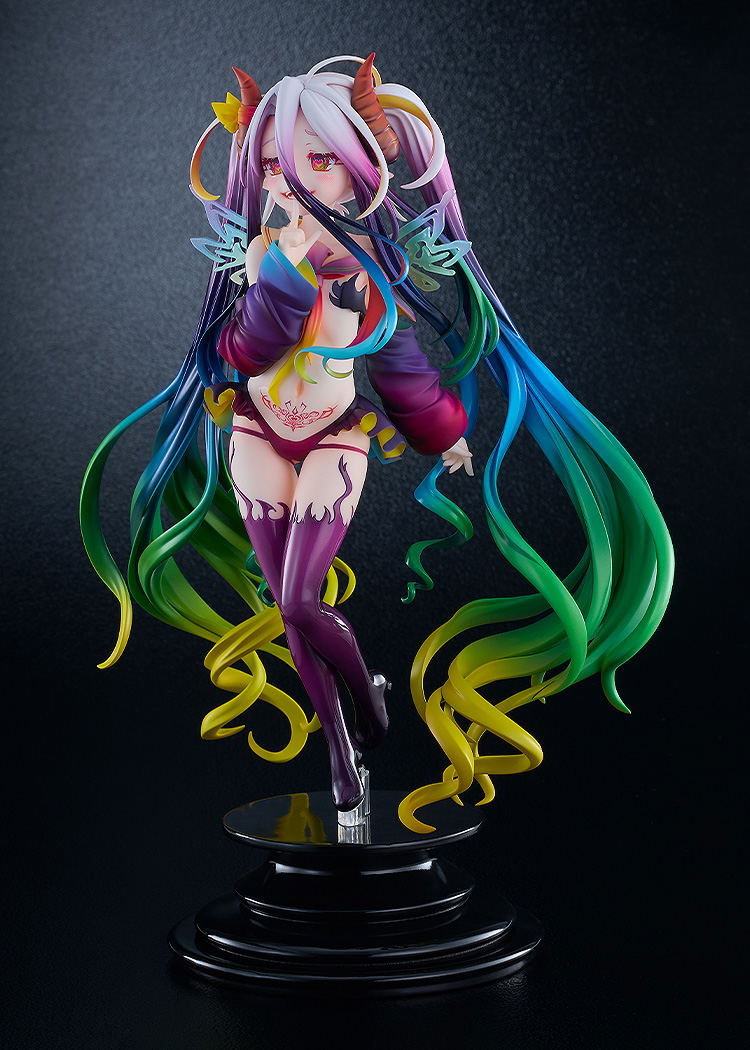 No Game No Life 1/7 Scale Pre-Painted Figure: Black Shiro image 3
