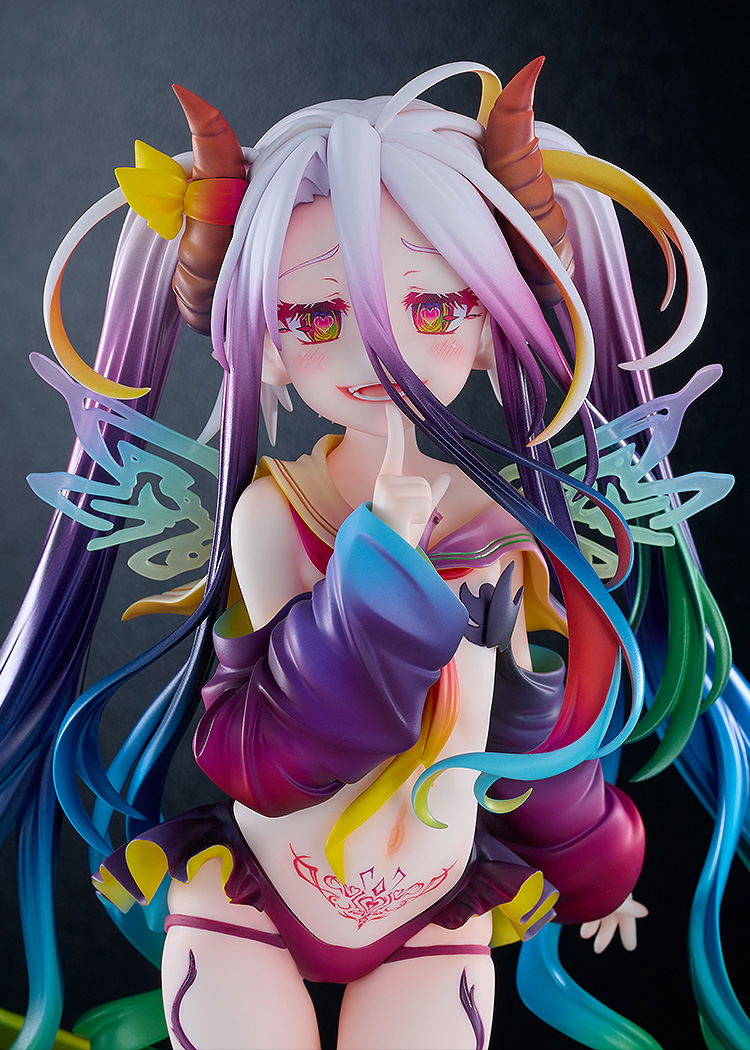 No Game No Life 1/7 Scale Pre-Painted Figure: Black Shiro image 6