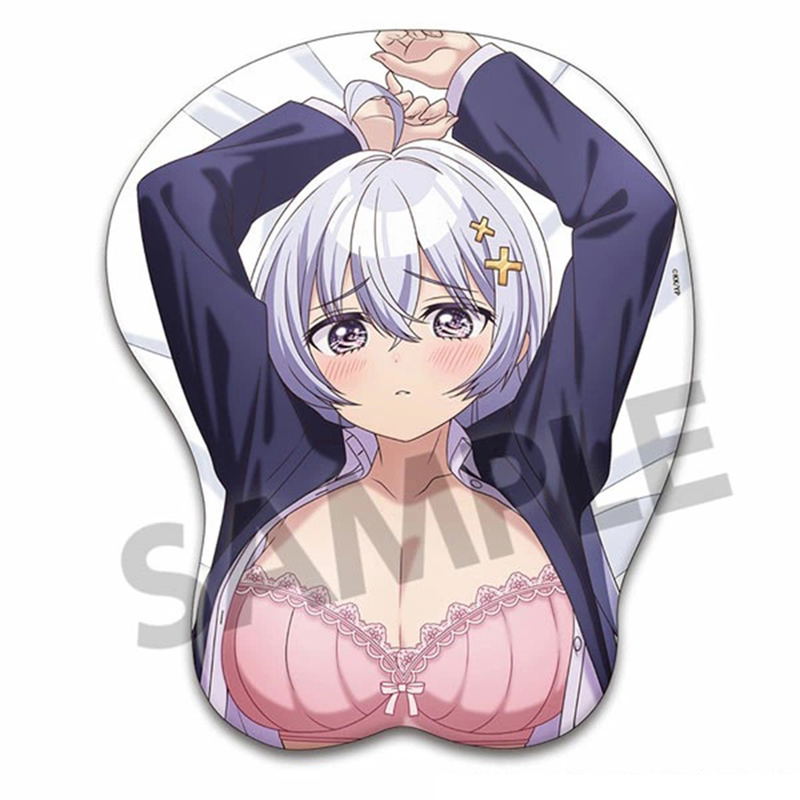 Yowayowa Sensei Original Illustration Oppai Mouse Pad [Hiwamura Hiyori A] image 1