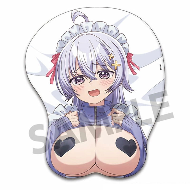 Yowayowa Sensei Original Illustration Oppai Mouse Pad [Hiwamura Hiyori B] image 1