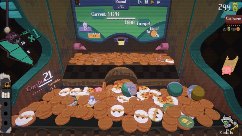 Raccoin: Coin Pusher Roguelike image 2