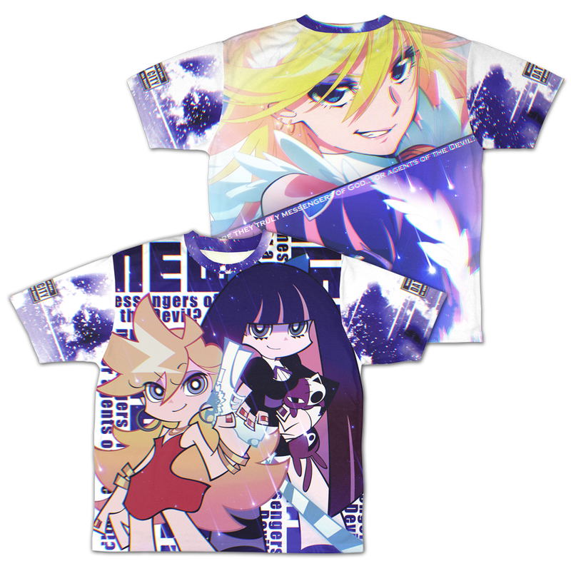New Panty & Stocking With Garterbelt - Panty & Stocking Double-sided Full Graphic T-shirt (Size M) image 1