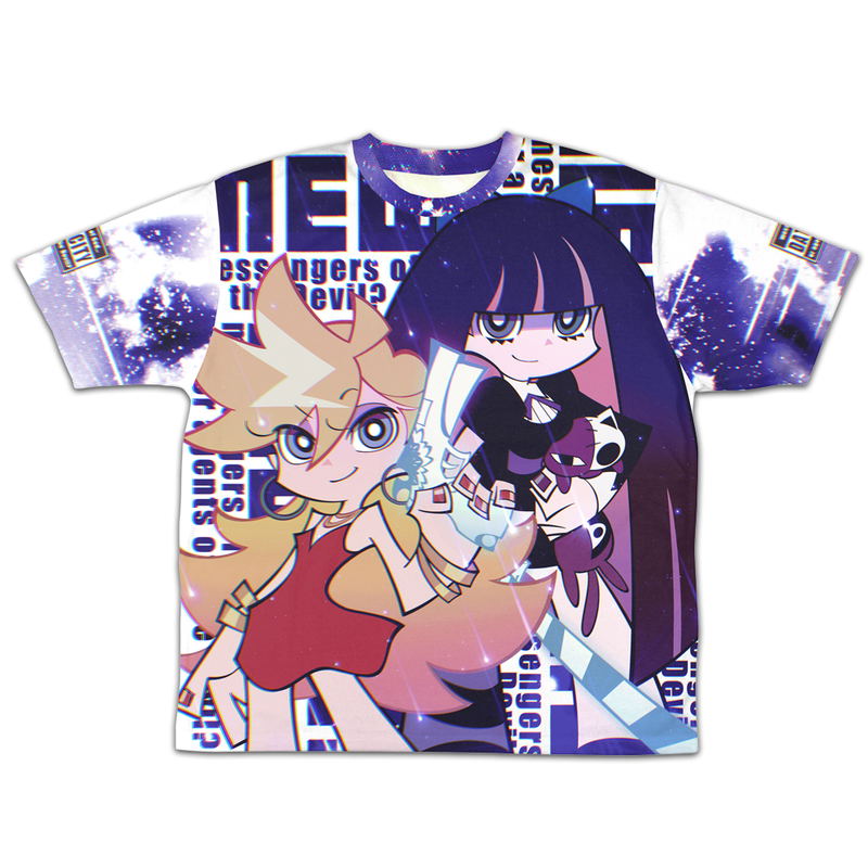 New Panty & Stocking With Garterbelt - Panty & Stocking Double-sided Full Graphic T-shirt (Size XL) image 2