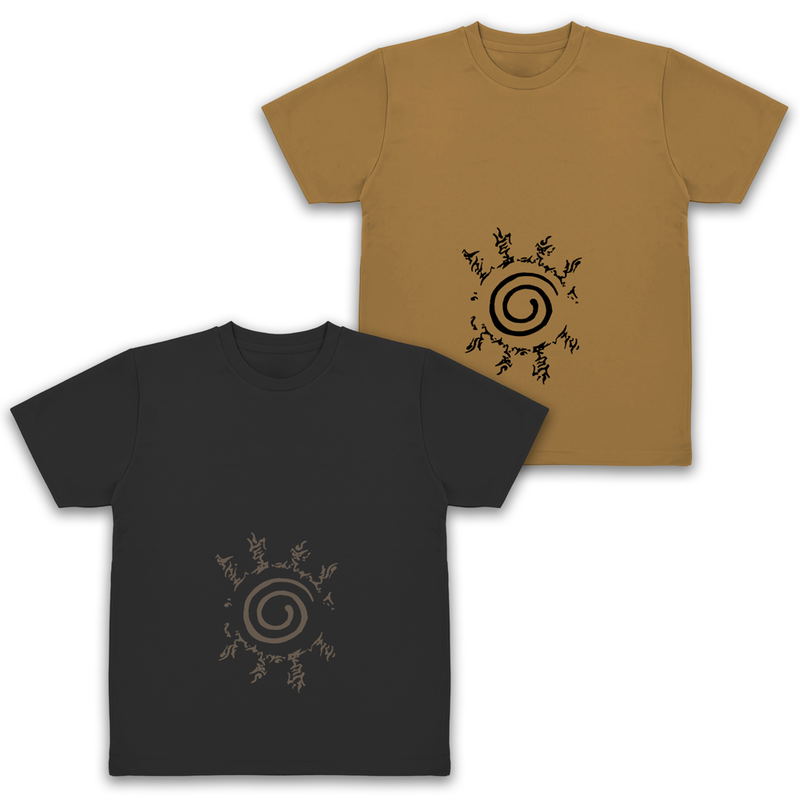Naruto Shippuden - Eight Trigrams Sealing Style Dry T-shirt (Coyote | Size S) image 3