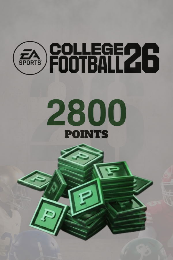 EA Sports College Football 26 2800 PointsCollege Football 26 2800 PointsCollege Football 26 PointsCollege Football PointsCollege Football 26College FootballEA Sports <span class="ext ext_digital">digital</span> image 1