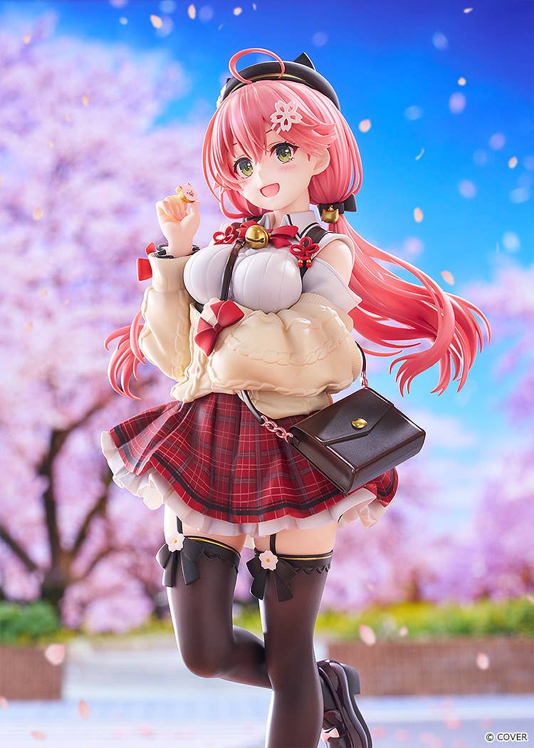 Hololive Production 1/7 Scale Pre-Painted Figure: Sakura Miko Date Style Casual Outfit Ver. image 10
