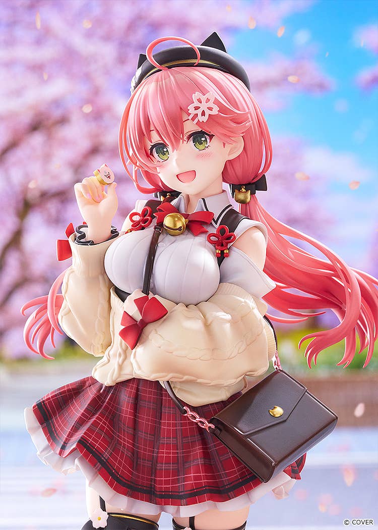 Hololive Production 1/7 Scale Pre-Painted Figure: Sakura Miko Date Style Casual Outfit Ver. image 11