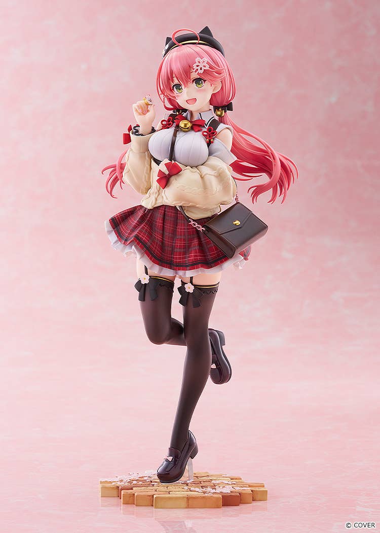 Hololive Production 1/7 Scale Pre-Painted Figure: Sakura Miko Date Style Casual Outfit Ver. image 2