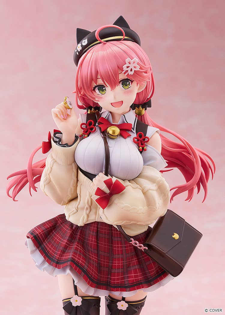 Hololive Production 1/7 Scale Pre-Painted Figure: Sakura Miko Date Style Casual Outfit Ver. image 6