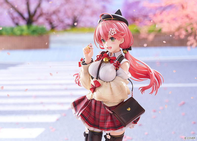 Hololive Production 1/7 Scale Pre-Painted Figure: Sakura Miko Date Style Casual Outfit Ver. image 8