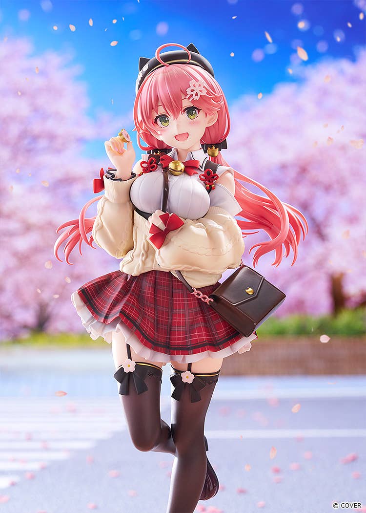Hololive Production 1/7 Scale Pre-Painted Figure: Sakura Miko Date Style Casual Outfit Ver. image 9