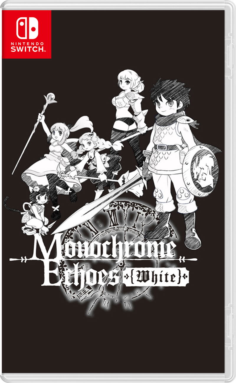 Monochrome Echoes - white - image 1