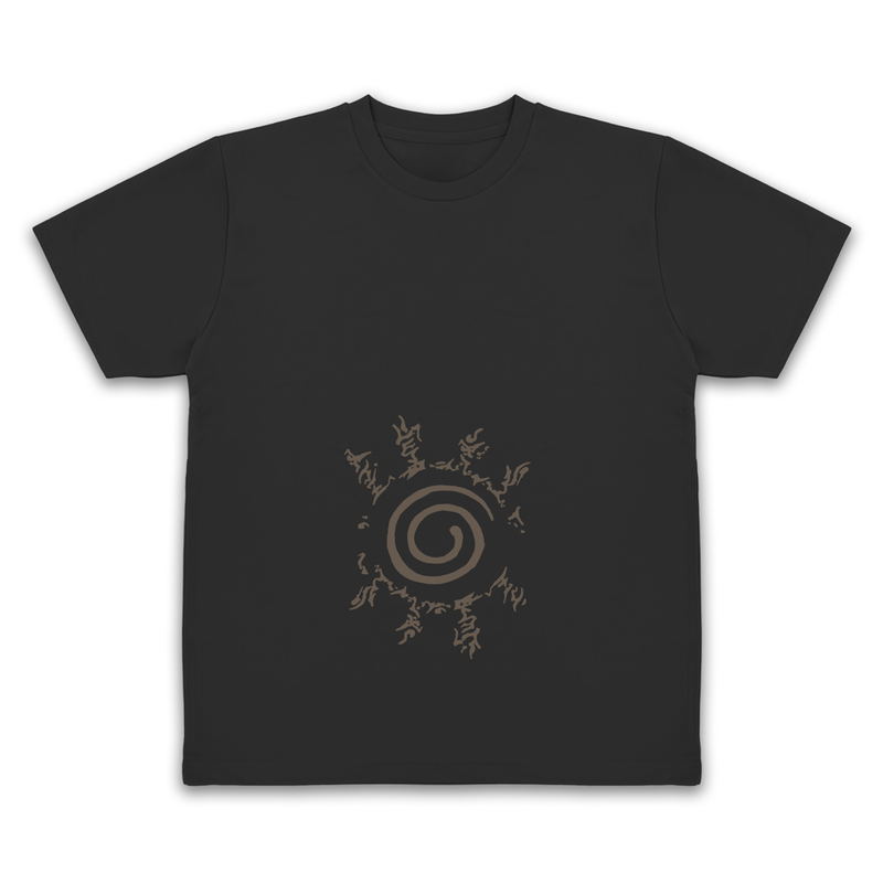 Naruto Shippuden - Eight Trigrams Sealing Style Dry T-shirt (Black | Size S) image 1