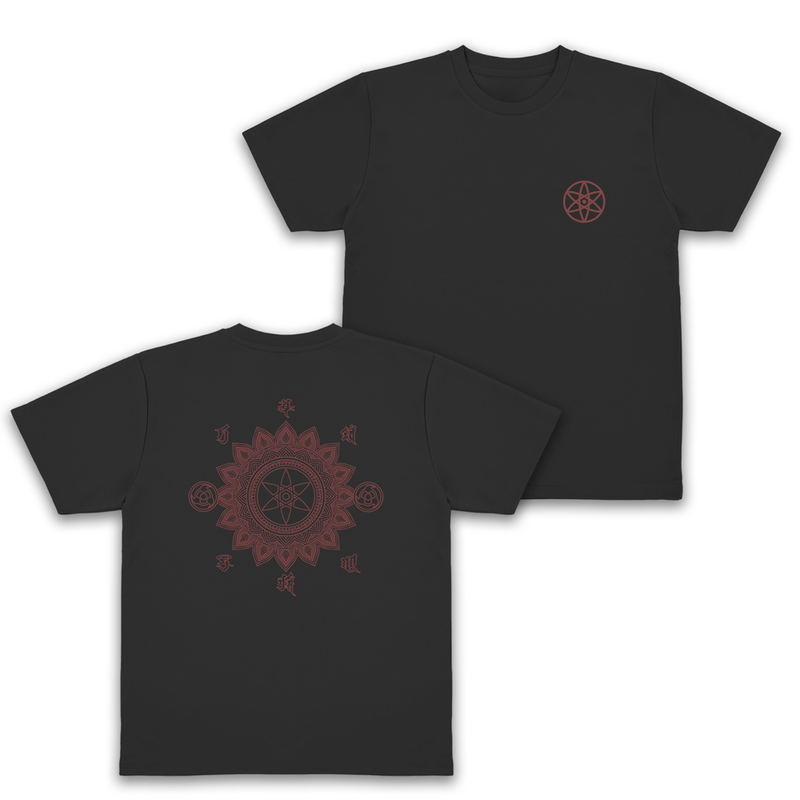 Naruto Shippuden - Mangekyo Sharingan Dry T-shirt (Black | Size M) image 1