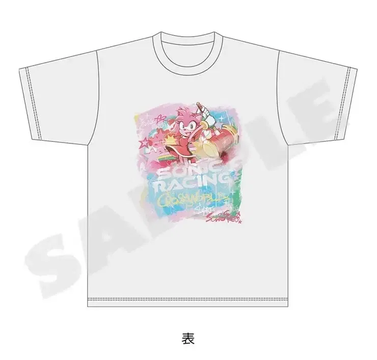 Sonic Racing: CrossWorlds Street Art T-Shirt - Amy (Size M) image 1
