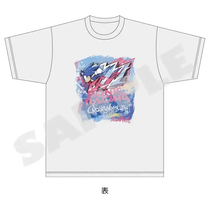 Sonic Racing: CrossWorlds Street Art T-Shirt - Sonic (Size M) image 1