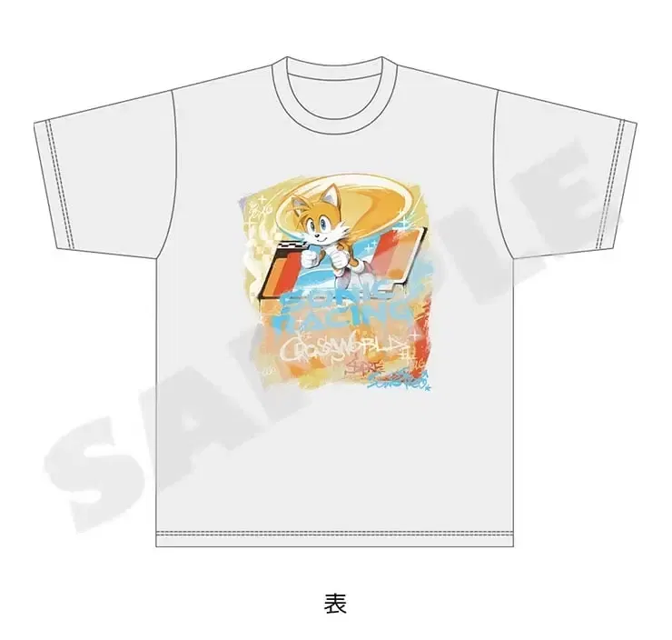 Sonic Racing: CrossWorlds Street Art T-Shirt - Tails (Size M) image 1