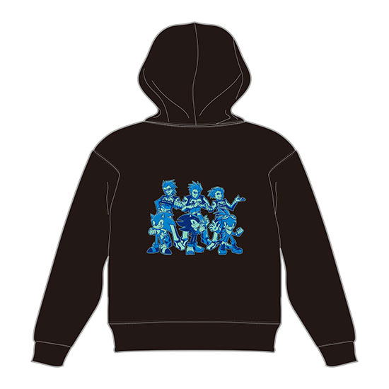 Sonic Racing: CrossWorlds 2BRO. × Sonic Front Zip Hoodie (Size L) image 2