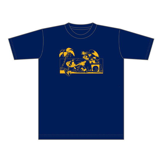 Sonic The Hedgehog Wallpaper Cover Story T-Shirt Sonic & Tails (Size L) image 1