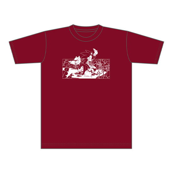 Sonic the Hedgehog Wallpaper Cover Story T-Shirt Sonic & Knuckles (Size M) image 1