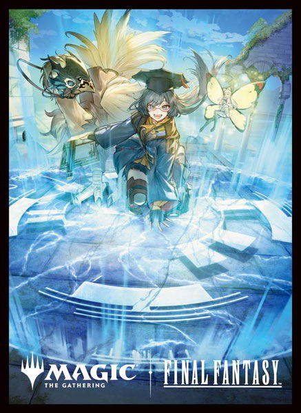 Magic: The Gathering - Final Fantasy Players Card Sleeve MFS-72 Chocobo Bundle Snapcaster Mage image 1