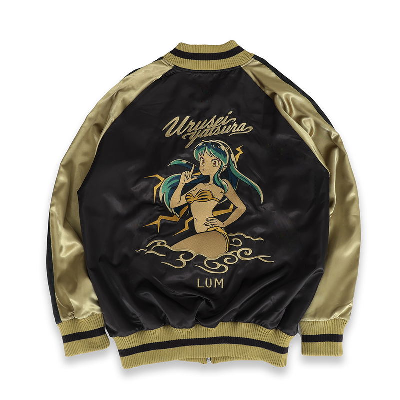 TV Anime Urusei Yatsura - Lum Embroidered Sukajan Jacket (Size M) image 1