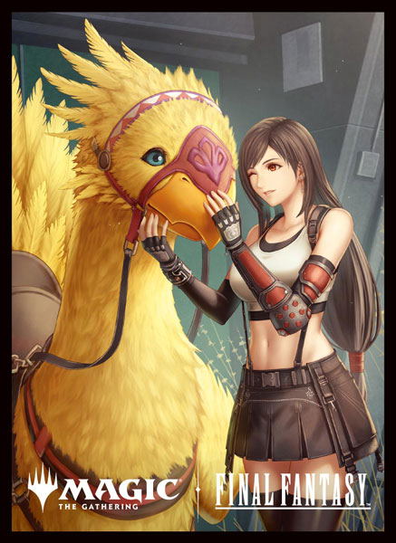 Magic: The Gathering - Final Fantasy Players Card Sleeve MFS-68 Chocobo Bundle Tifa Lockhart image 1