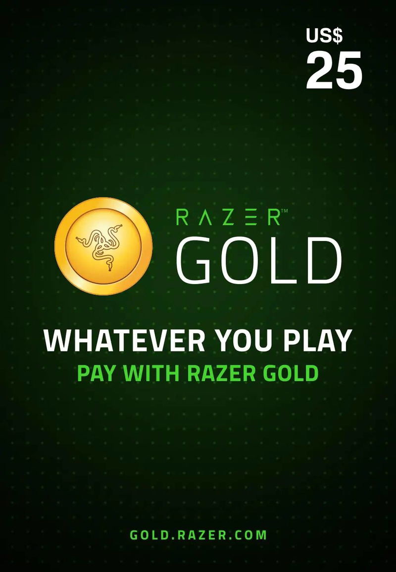 Razer Gold Card 25 USD <span class="ext ext_digital">digital</span> image 1