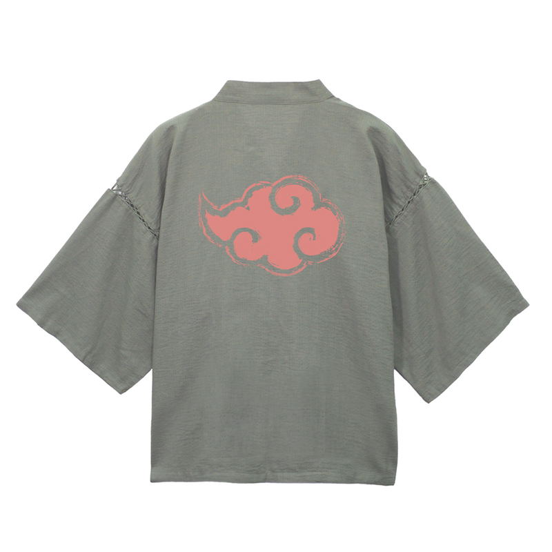 Naruto Shippuden - Akatsuki Jinbei (Rikyu Gray | Size L) (XL-XXL) image 2