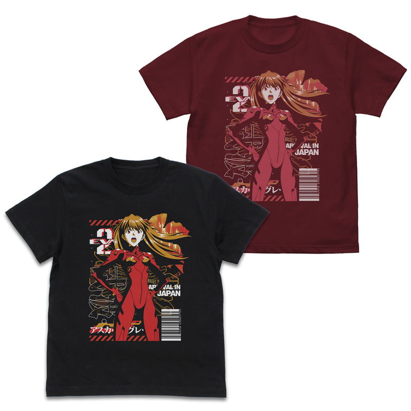 Evangelion - Eva Unit-02 Pilot Asuka T-shirt (Black | Size S) image 2