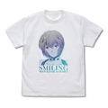 Evangelion - Smiling Would Be A Start T-shirt (White | Size XL) thumbnail 1
