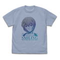 Evangelion - Smiling Would Be A Start T-shirt (Acid Blue | Size M) thumbnail 1