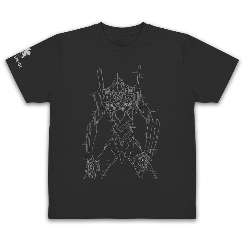 Evangelion - Unit-01 Dry T-shirt (Black | Size XL) image 1
